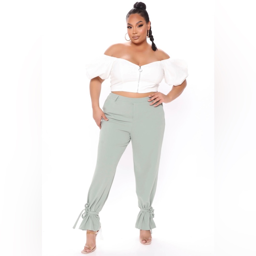 Into The Office Trouser - Sage